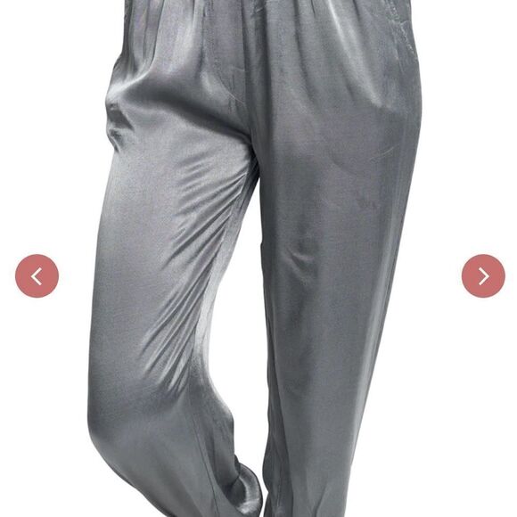 Sofia Collections satin joggers - Picture 1 of 11